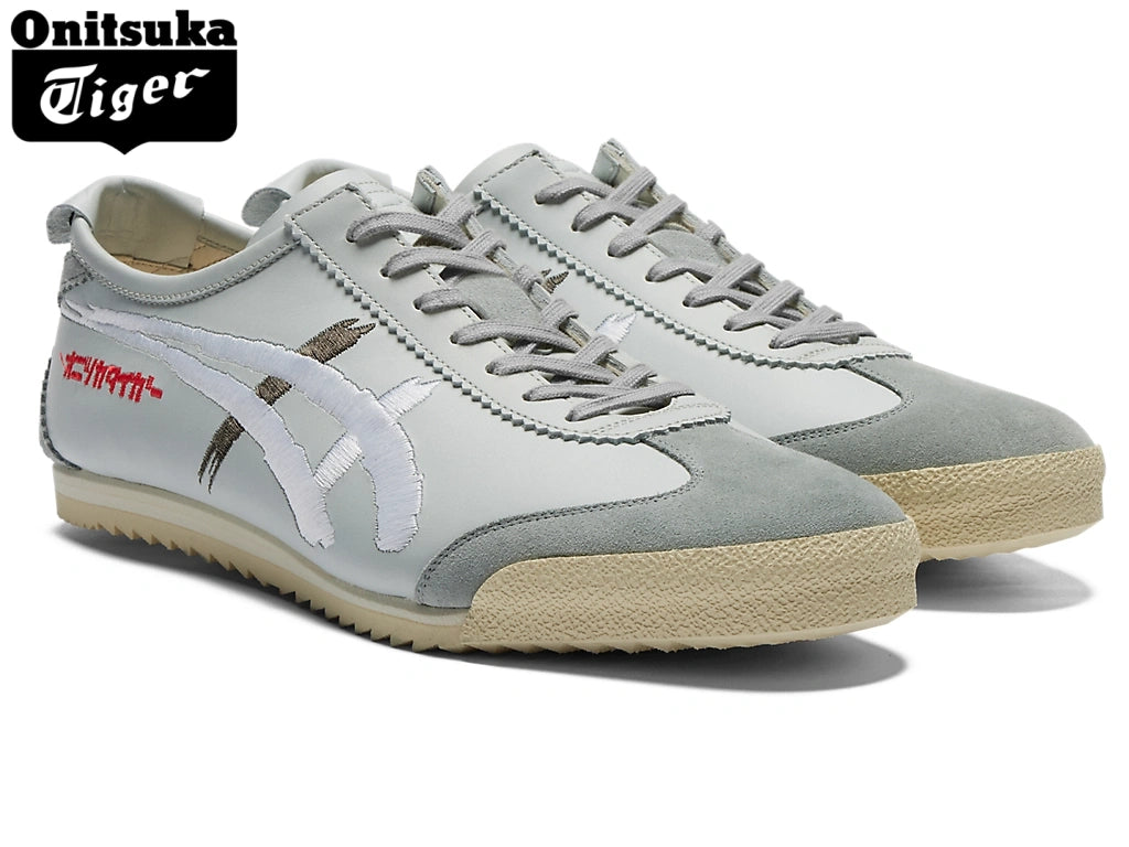 Onitsuka Tiger Mexico 66 Light Grey & White Embroidery Unisex Sneakers