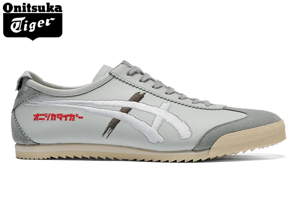 Onitsuka Tiger Mexico 66 Light Grey & White Embroidery Unisex Sneakers
