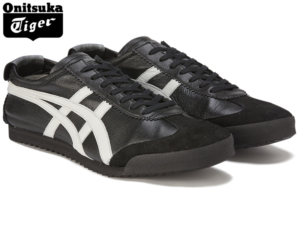 Onitsuka Tiger Mexico 66 Black & White Leather Unisex Sneakers