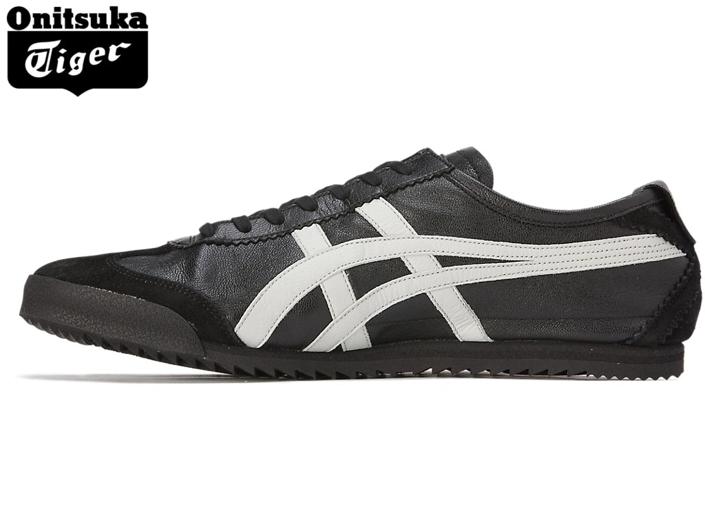 Onitsuka Tiger Mexico 66 Black & White Leather Unisex Sneakers