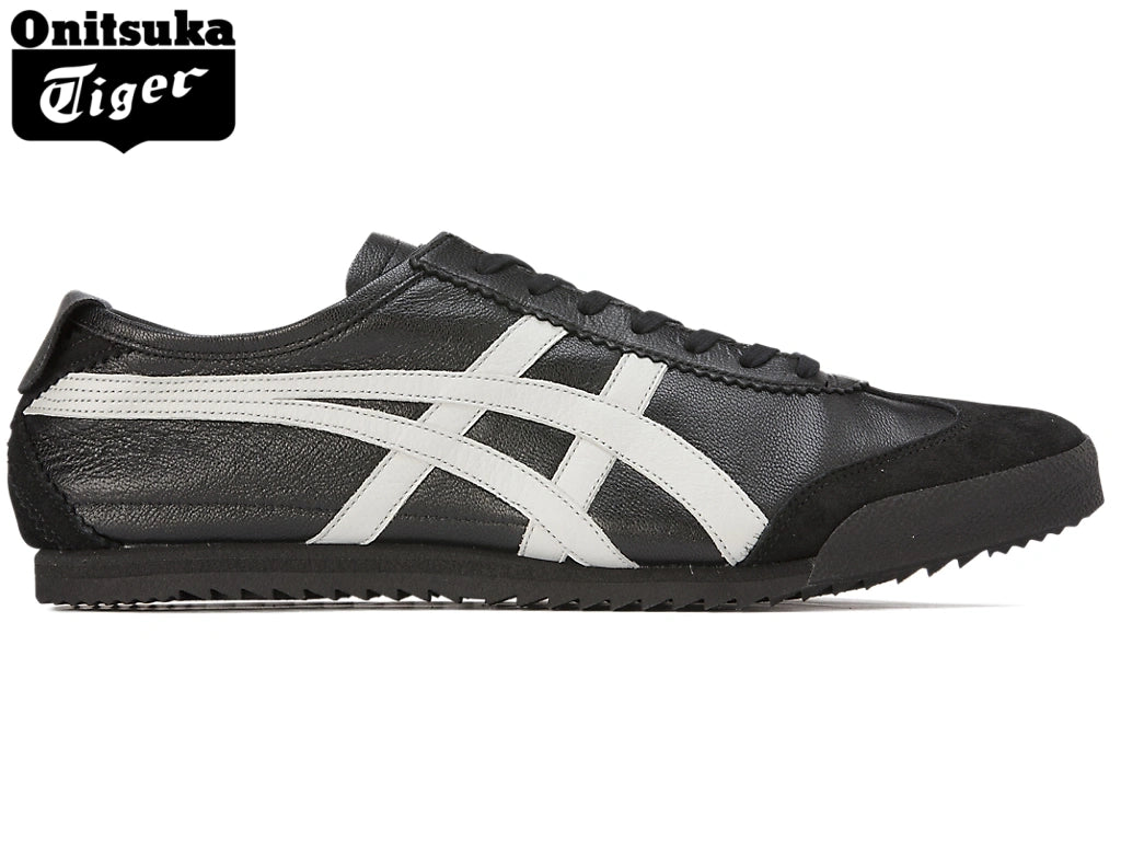 Onitsuka Tiger Mexico 66 Black & White Leather Unisex Sneakers