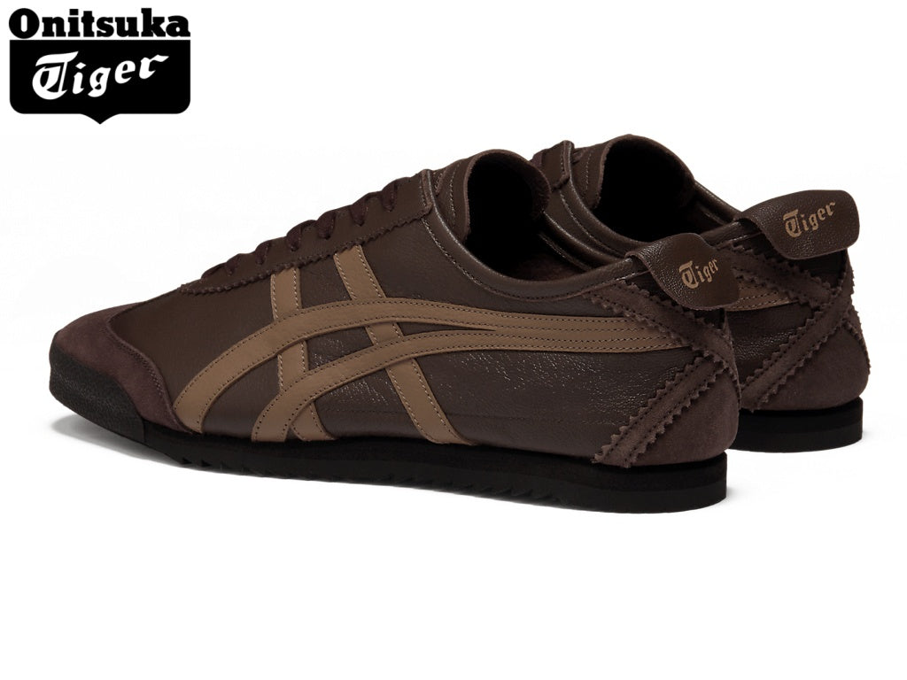 Onitsuka Tiger Mexico 66 Dark & Light Brown Leather Unisex Sneakers