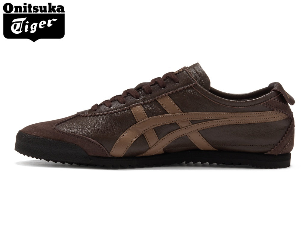 Onitsuka Tiger Mexico 66 Dark & Light Brown Leather Unisex Sneakers