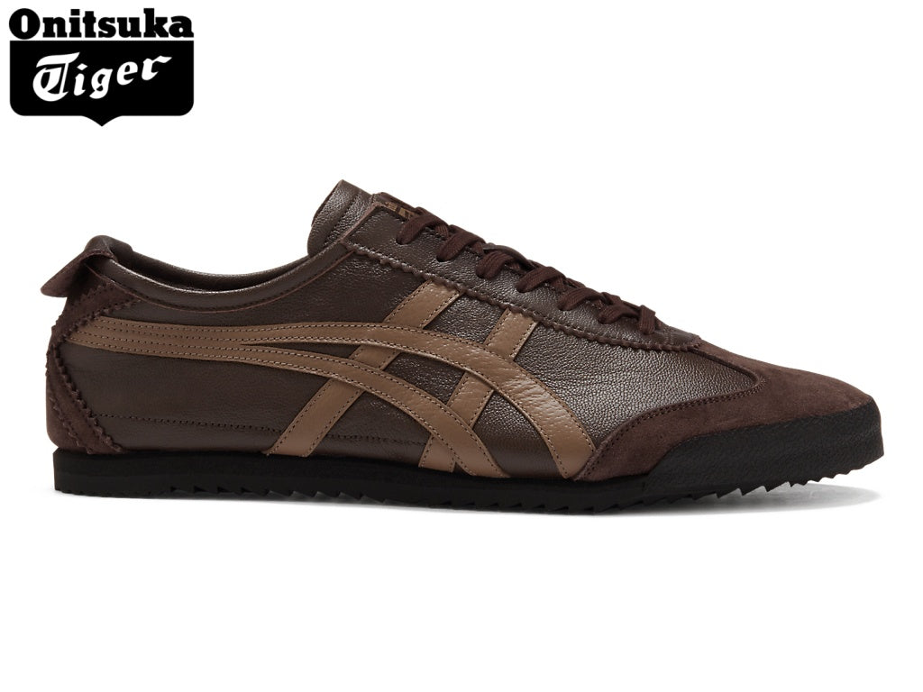 Onitsuka Tiger Mexico 66 Dark & Light Brown Leather Unisex Sneakers
