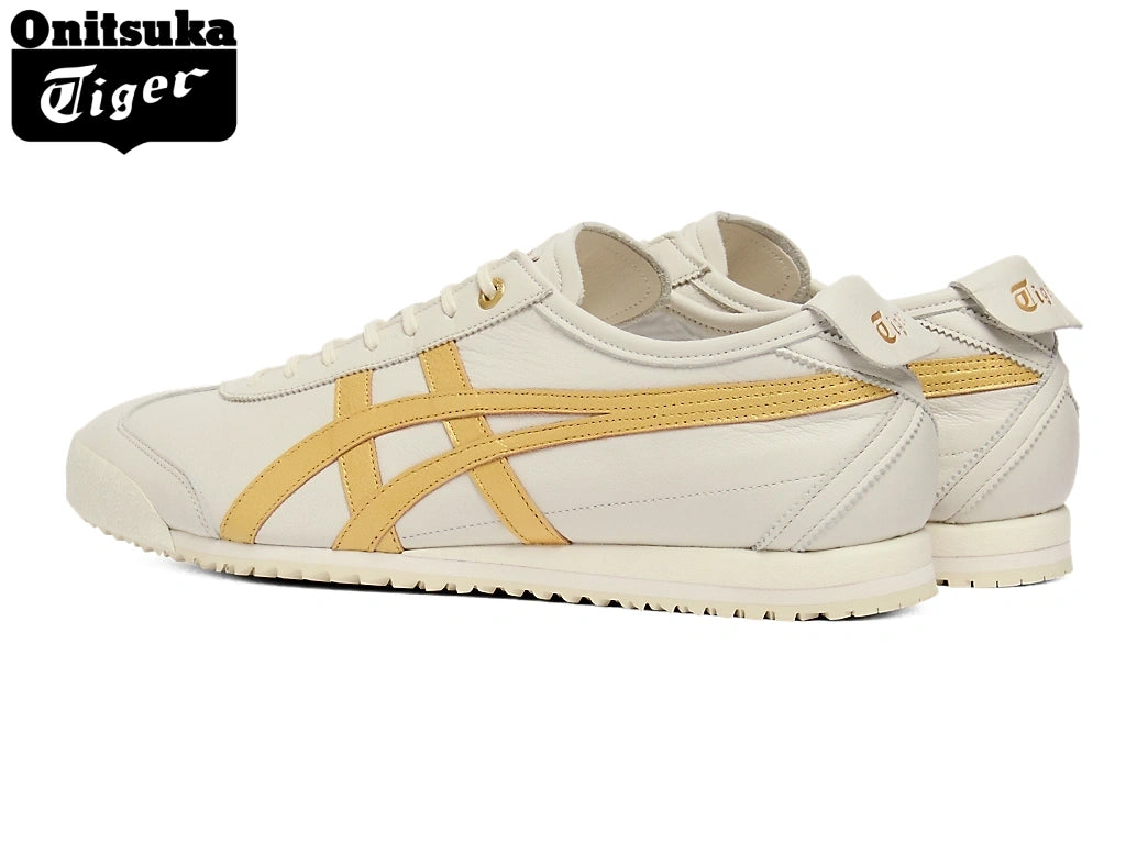 Onitsuka Tiger Mexico 66 Off-White & Gold Unisex Sneakers