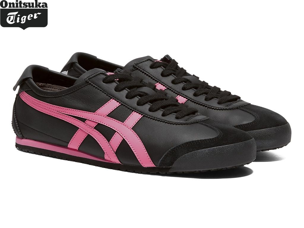 Onitsuka Tiger Mexico 66 — Black & Pink Unisex Sneakers