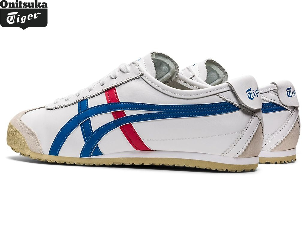 Onitsuka Tiger Mexico 66 — White, Blue & Red Unisex Sneakers