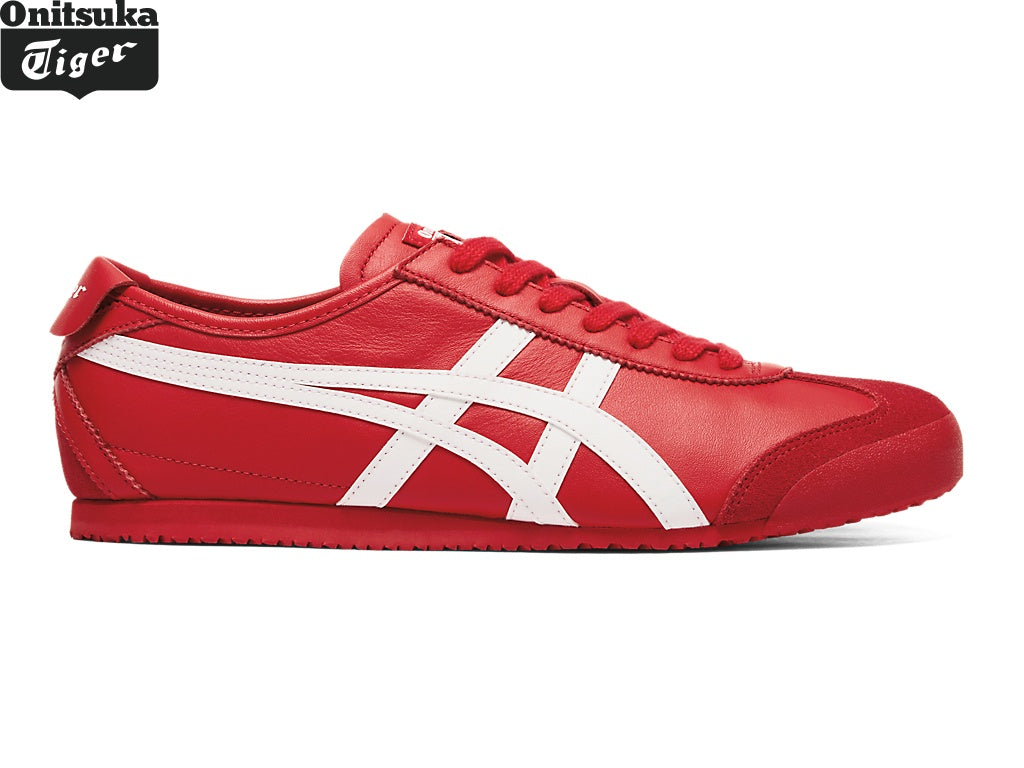 Onitsuka Tiger Mexico 66 — Red & White Unisex Sneakers