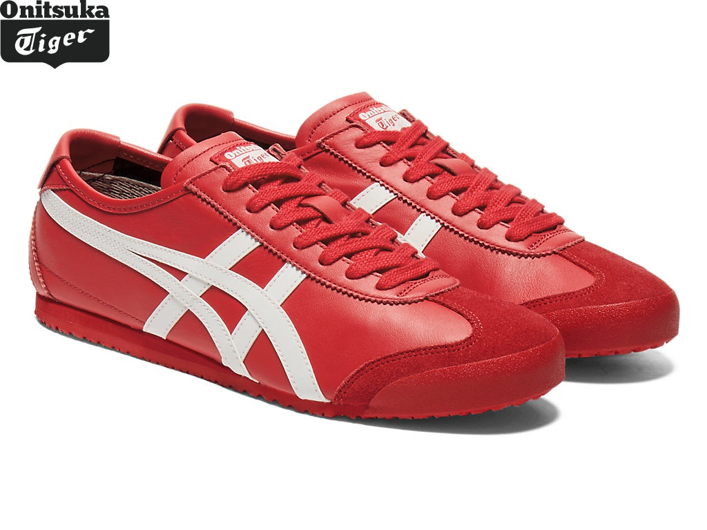Onitsuka Tiger Mexico 66 — Red & White Unisex Sneakers