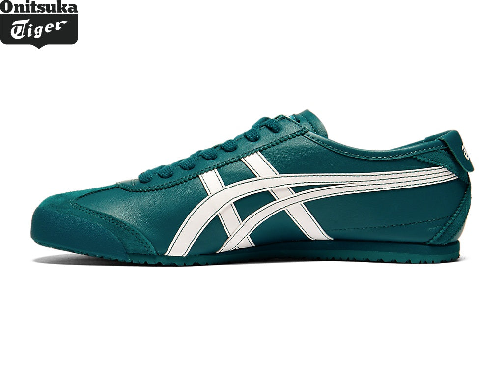 Onitsuka Tiger Mexico 66 — Teal & White Unisex Sneakers