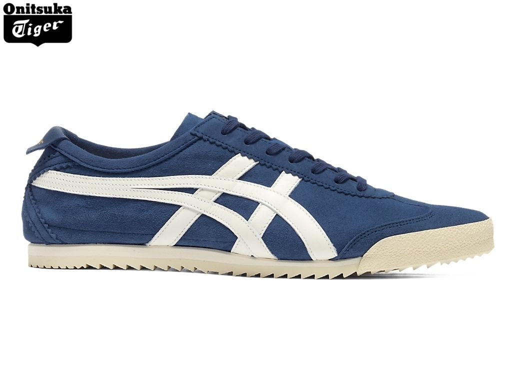 Onitsuka Tiger Mexico 66 Navy & White Suede Unisex Sneakers