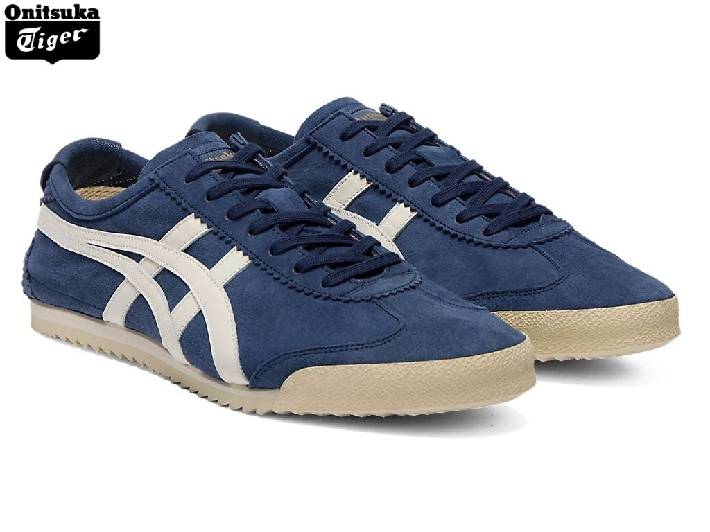 Onitsuka Tiger Mexico 66 Navy & White Suede Unisex Sneakers