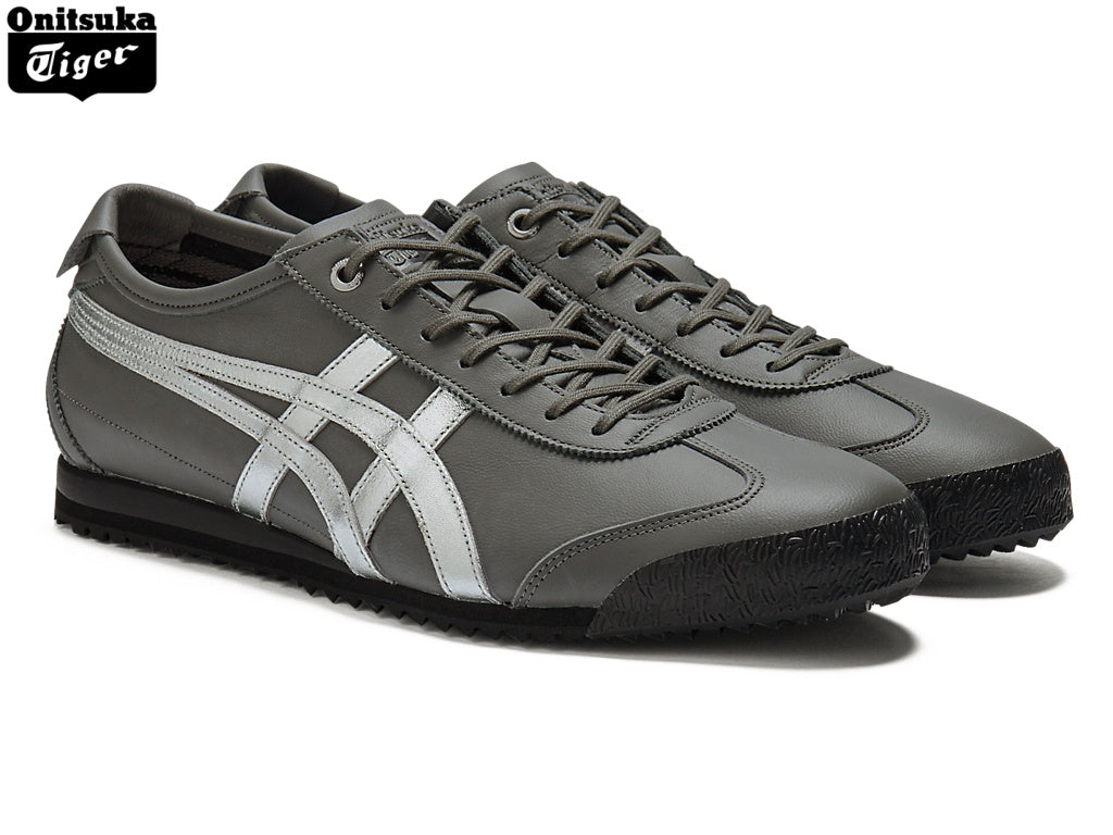 Onitsuka Tiger Mexico 66 Grey & Silver Leather Unisex Sneakers