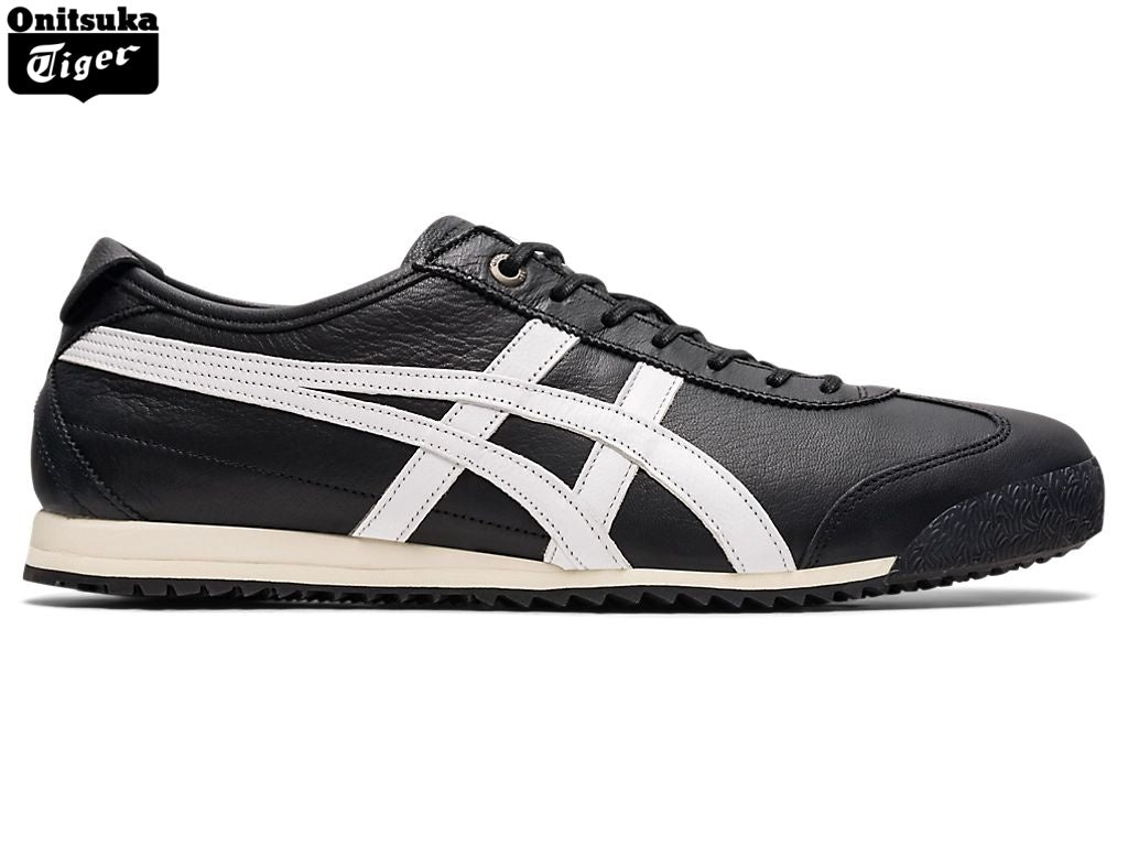 Onitsuka Tiger Mexico 66 Black & White Leather Unisex Sneakers