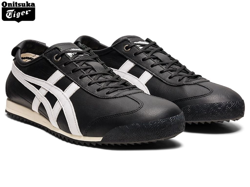 Onitsuka Tiger Mexico 66 Black & White Leather Unisex Sneakers
