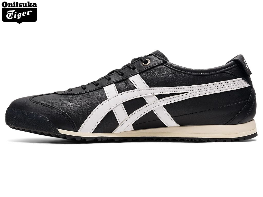 Onitsuka Tiger Mexico 66 Black & White Leather Unisex Sneakers
