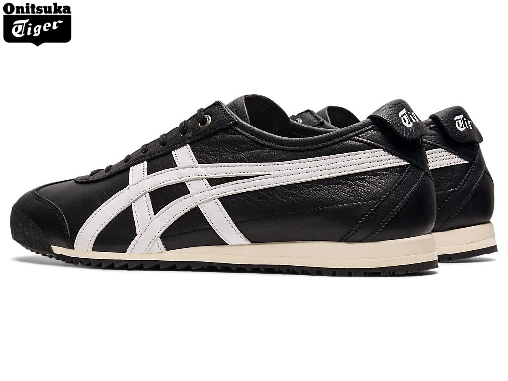 Onitsuka Tiger Mexico 66 Black & White Leather Unisex Sneakers