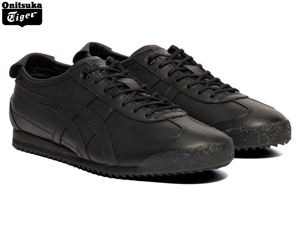 Onitsuka Tiger Mexico 66 All-Black Leather Unisex Sneakers
