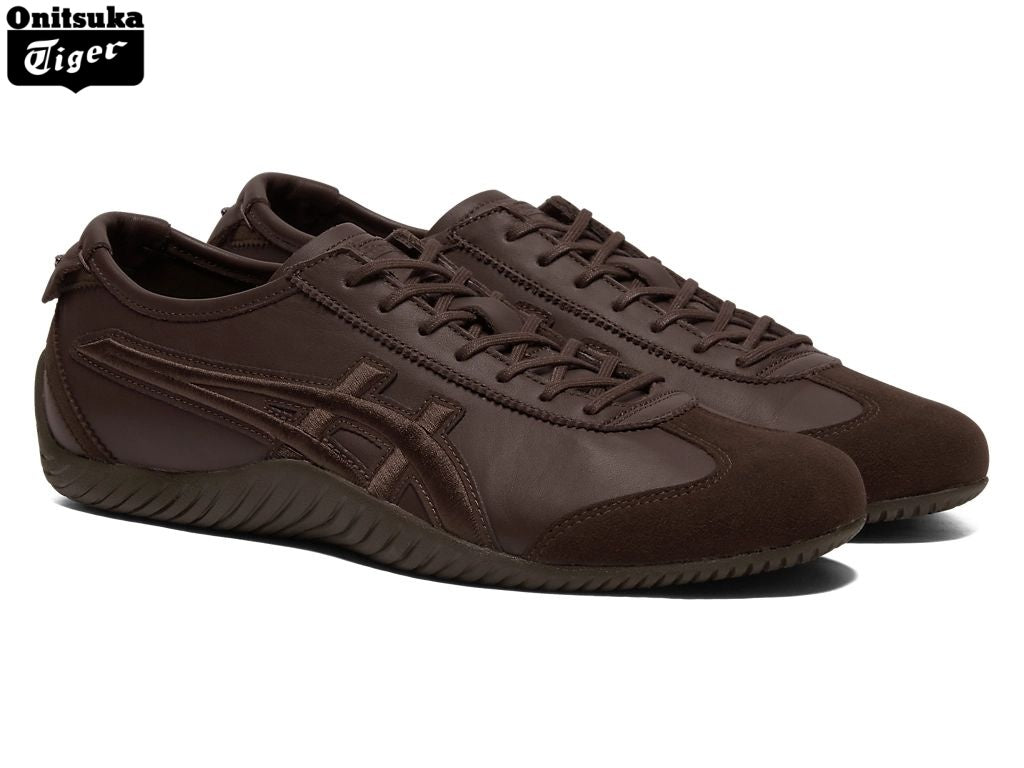 Onitsuka Tiger Mexico 66 Dark Brown Leather Unisex Sneakers