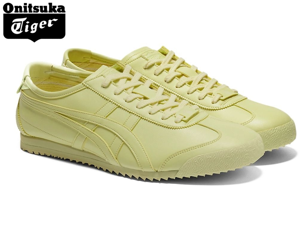 Onitsuka Tiger Mexico 66 Metallic Green White Strap Leather Sneakers