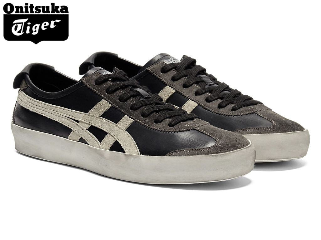 Onitsuka Tiger Mexico 66 Black & Beige Suede Leather Unisex Sneakers