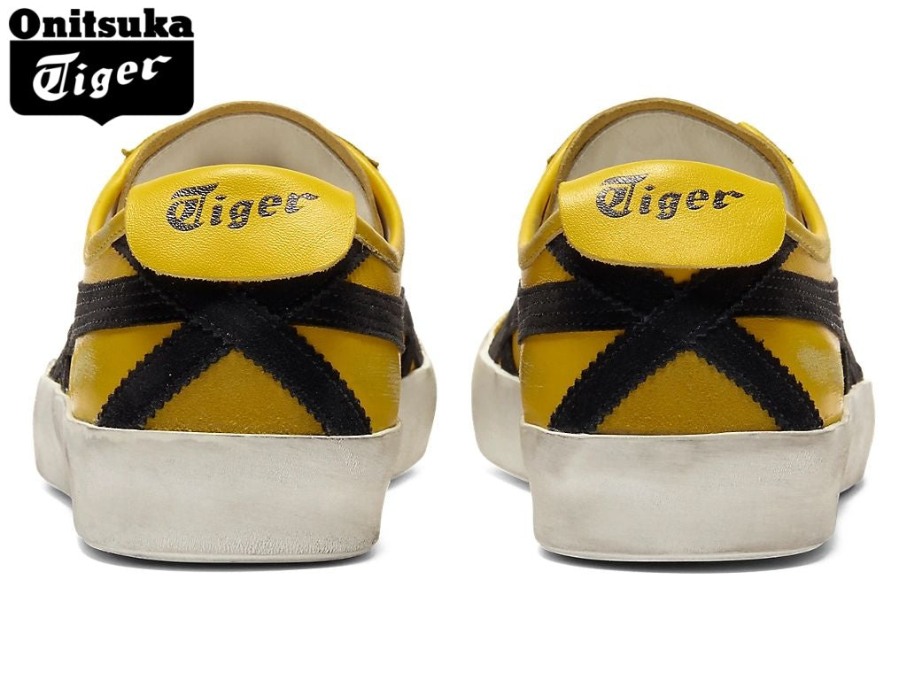 Onitsuka Tiger Mexico 66 Black & Yellow Suede Leather Unisex Sneakers