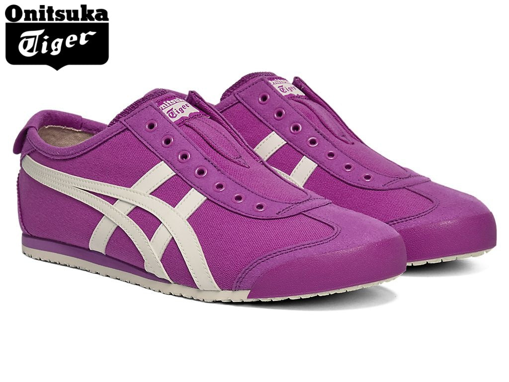 Onitsuka Tiger Mexico 66 Purple & White Canvas Slip-On Unisex Sneakers