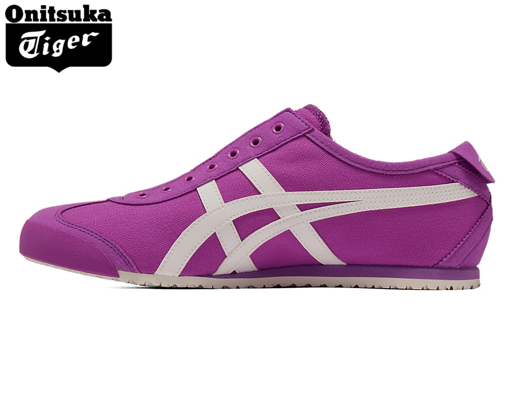 Onitsuka Tiger Mexico 66 Purple & White Canvas Slip-On Unisex Sneakers