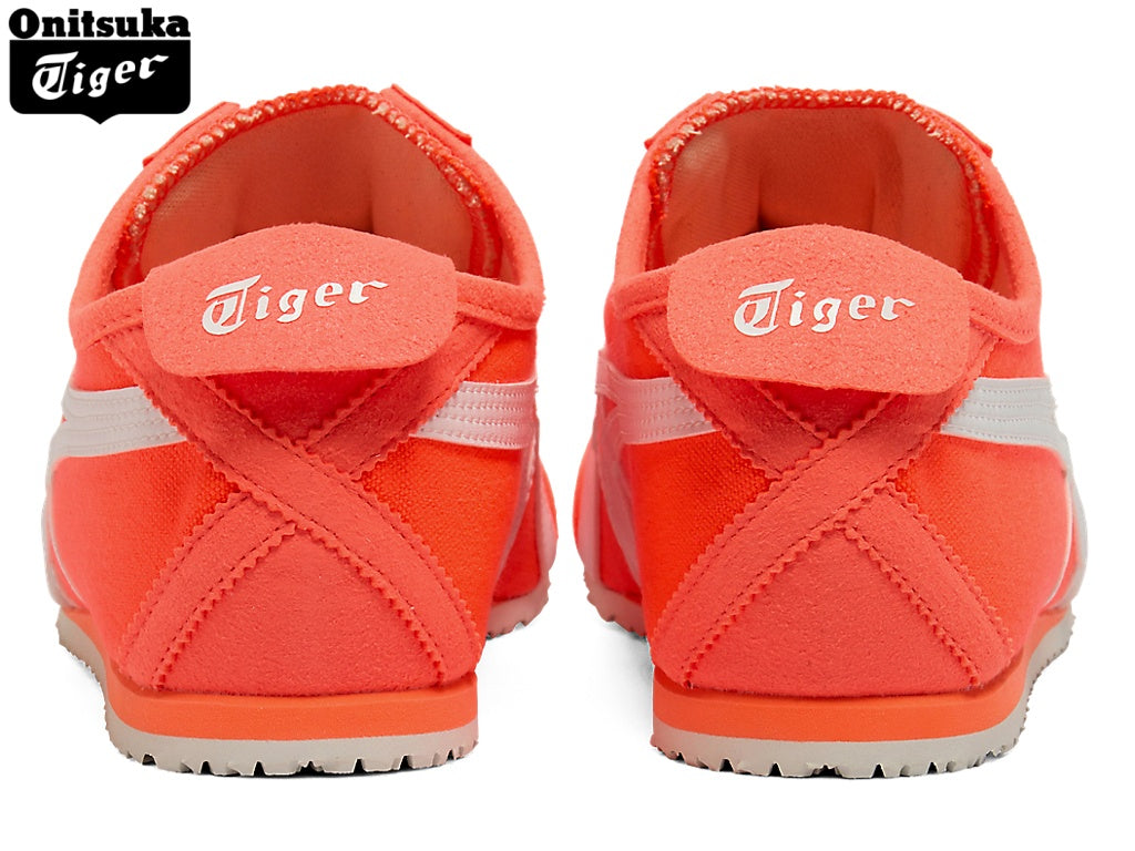 Onitsuka Tiger Mexico 66 Orange & White Canvas Slip-On Unisex Sneakers