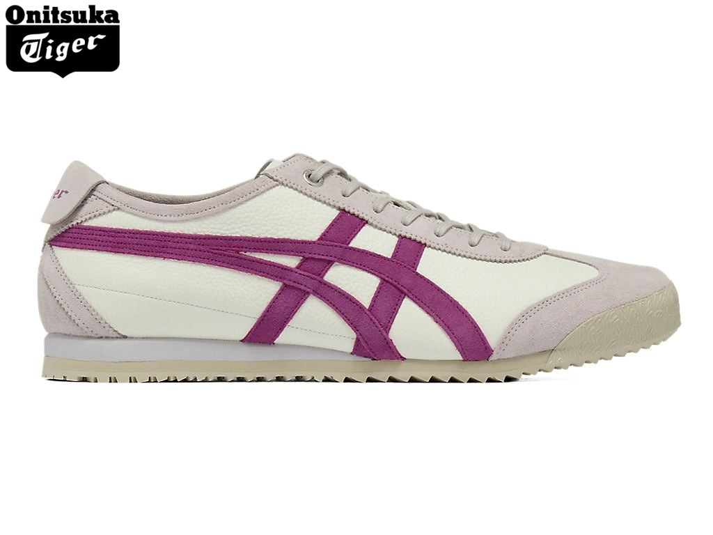 Onitsuka Tiger Mexico 66 White & Lavender Purple Leather Unisex Sneakers