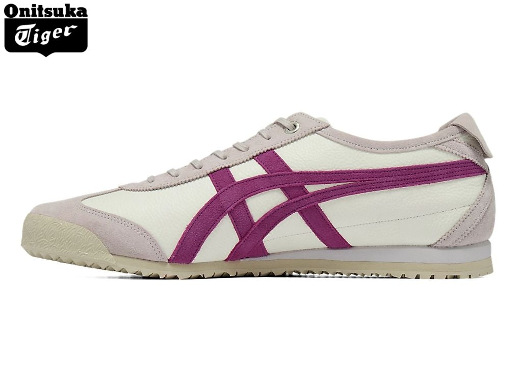 Onitsuka Tiger Mexico 66 White & Lavender Purple Leather Unisex Sneakers