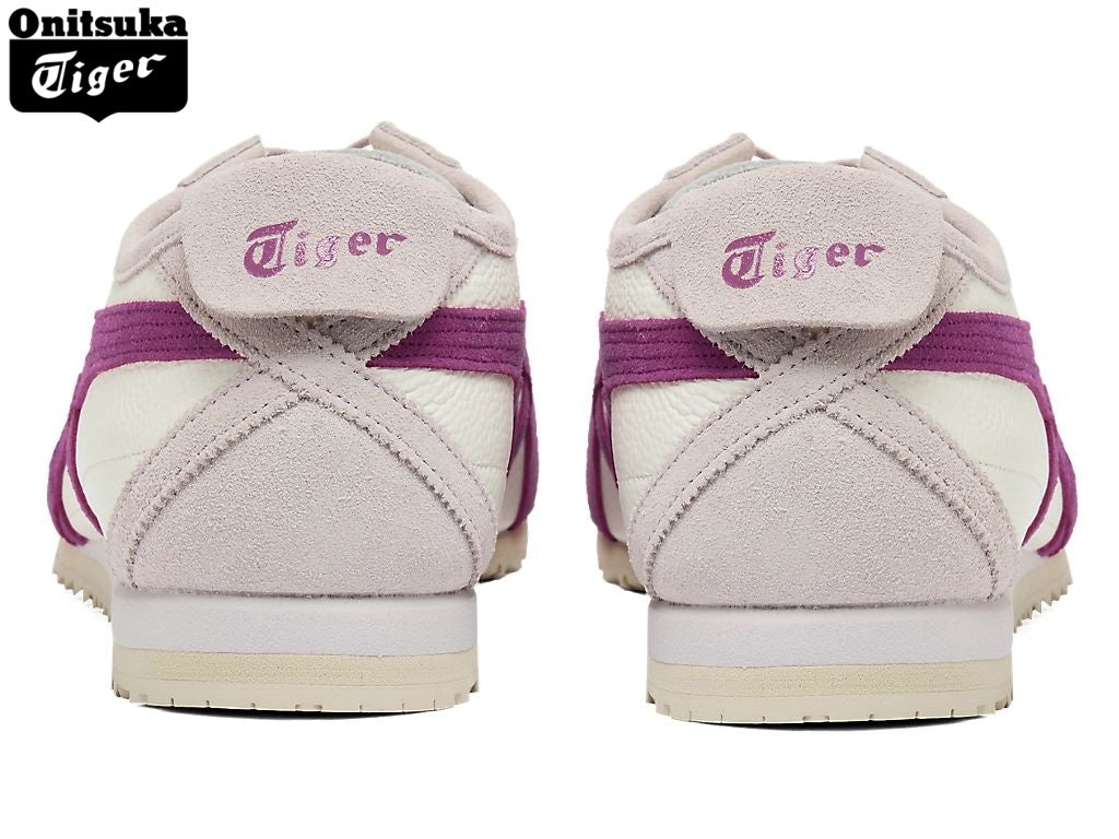 Onitsuka Tiger Mexico 66 White & Lavender Purple Leather Unisex Sneakers