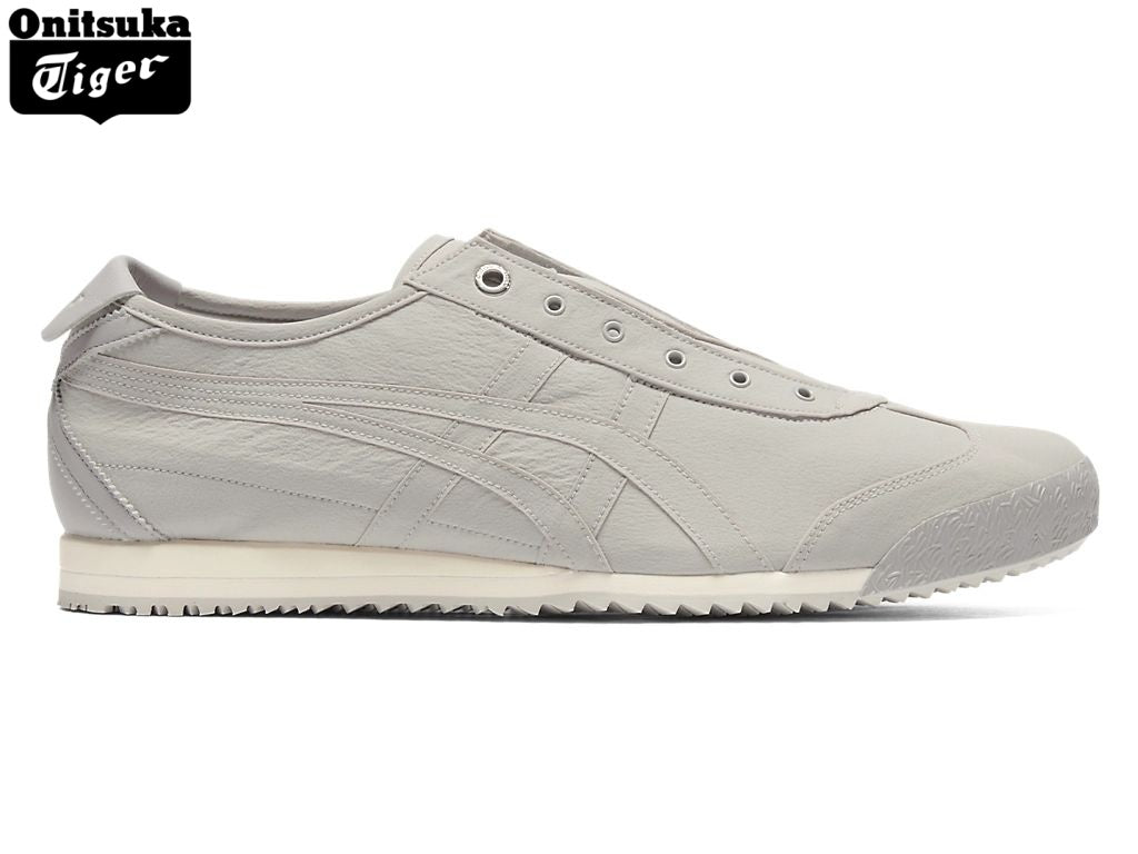 Onitsuka Tiger Mexico 66 Light Gray Canvas Slip-On Unisex Sneakers