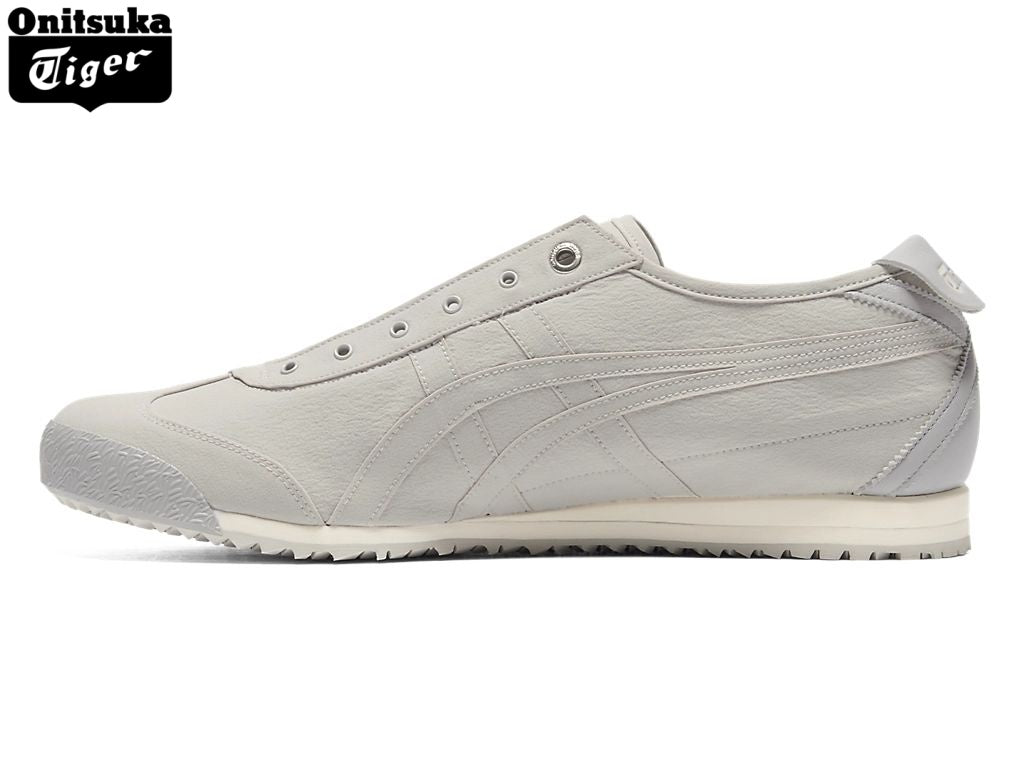 Onitsuka Tiger Mexico 66 Light Gray Canvas Slip-On Unisex Sneakers