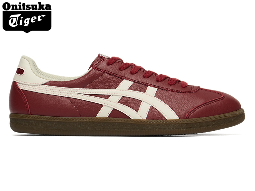 Onitsuka Tiger Tokuten Red & White Leather Unisex Sneakers