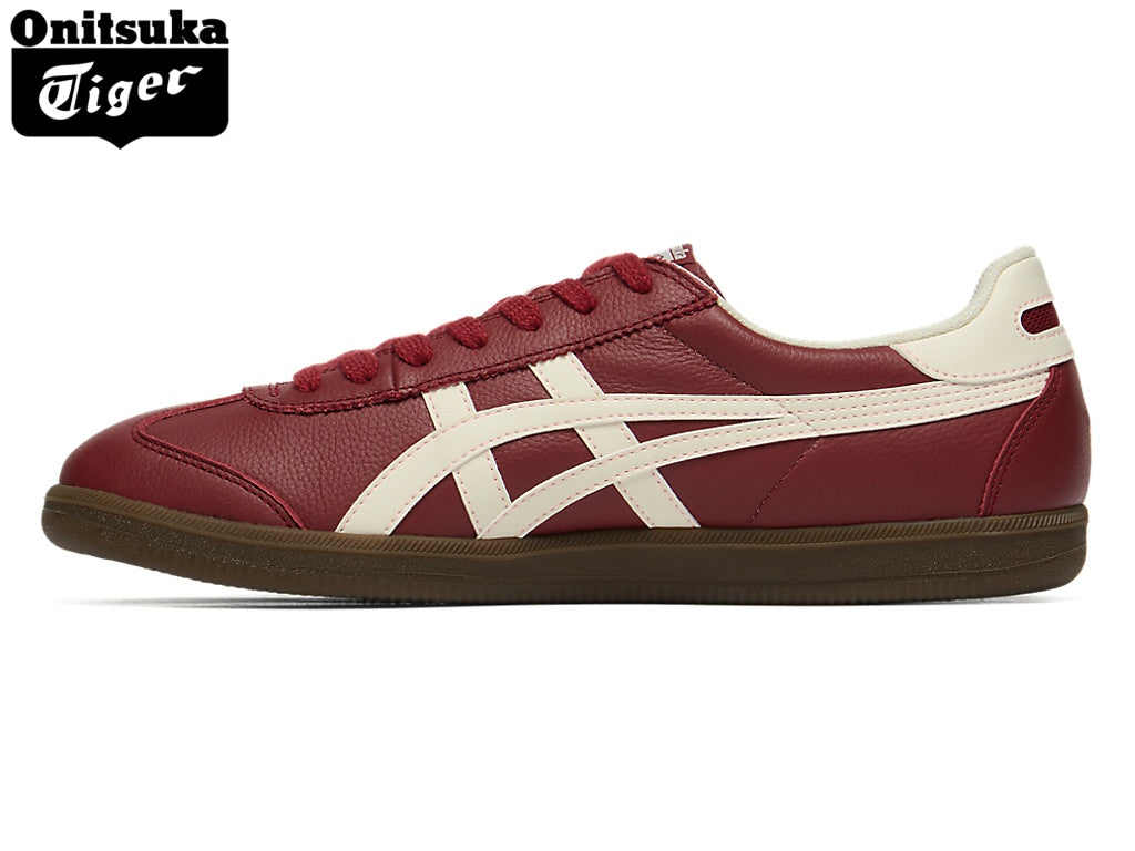 Onitsuka Tiger Tokuten Red & White Leather Unisex Sneakers