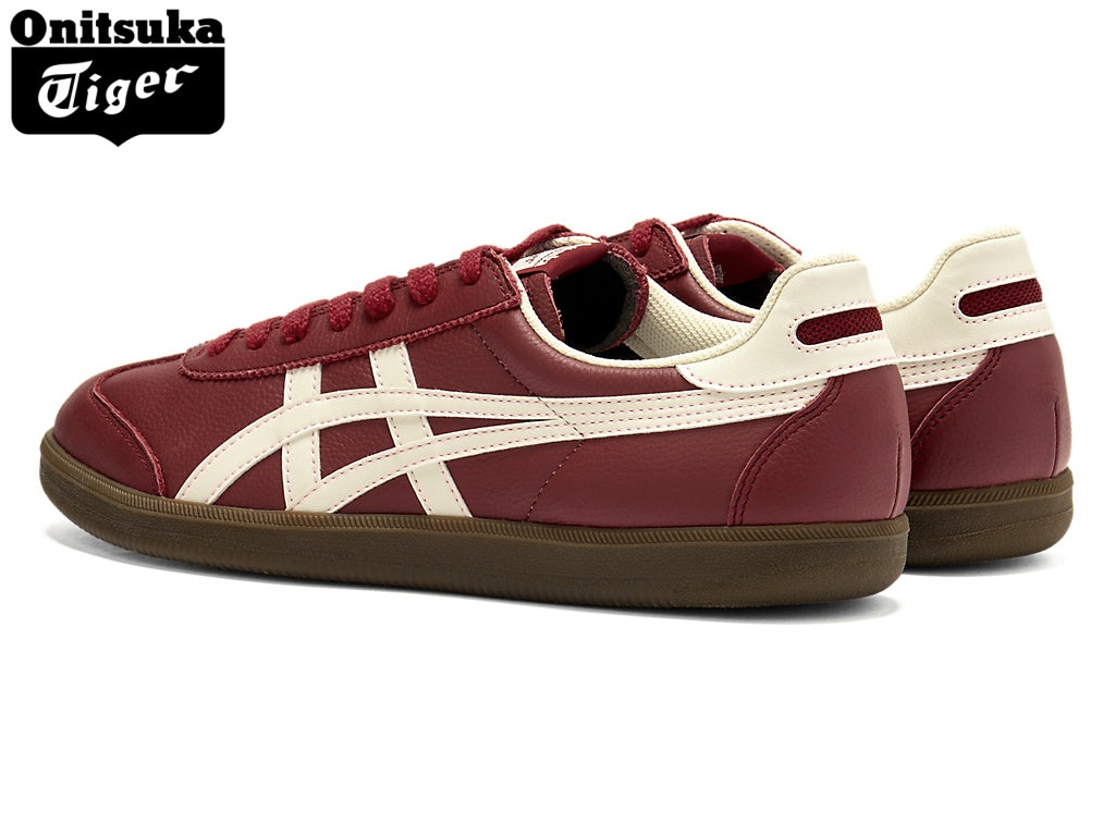 Onitsuka Tiger Tokuten Red & White Leather Unisex Sneakers