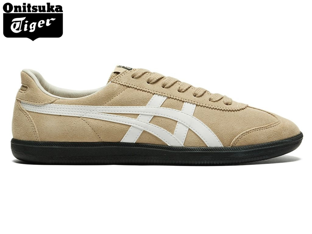 Onitsuka Tiger Tokuten Beige & White Suede Unisex Sneakers