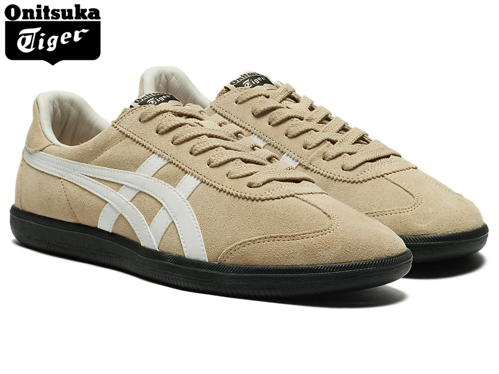Onitsuka Tiger Tokuten Beige & White Suede Unisex Sneakers