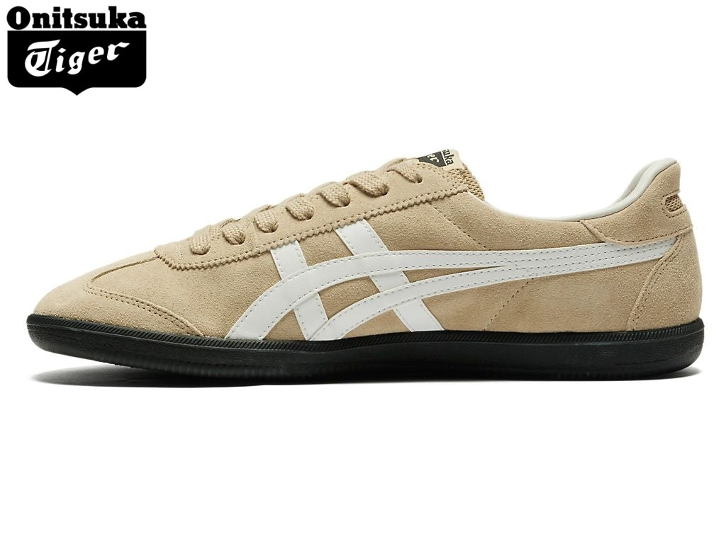 Onitsuka Tiger Tokuten Beige & White Suede Unisex Sneakers