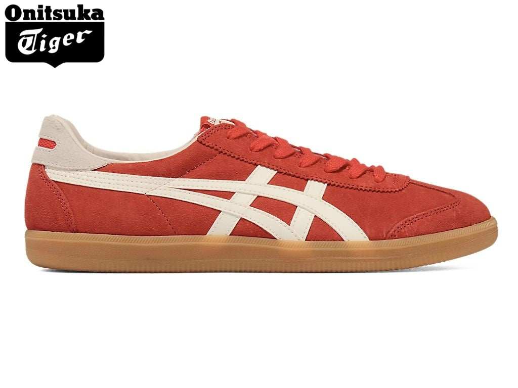 Onitsuka Tiger Tokuten Red & White Suede Unisex Sneakers