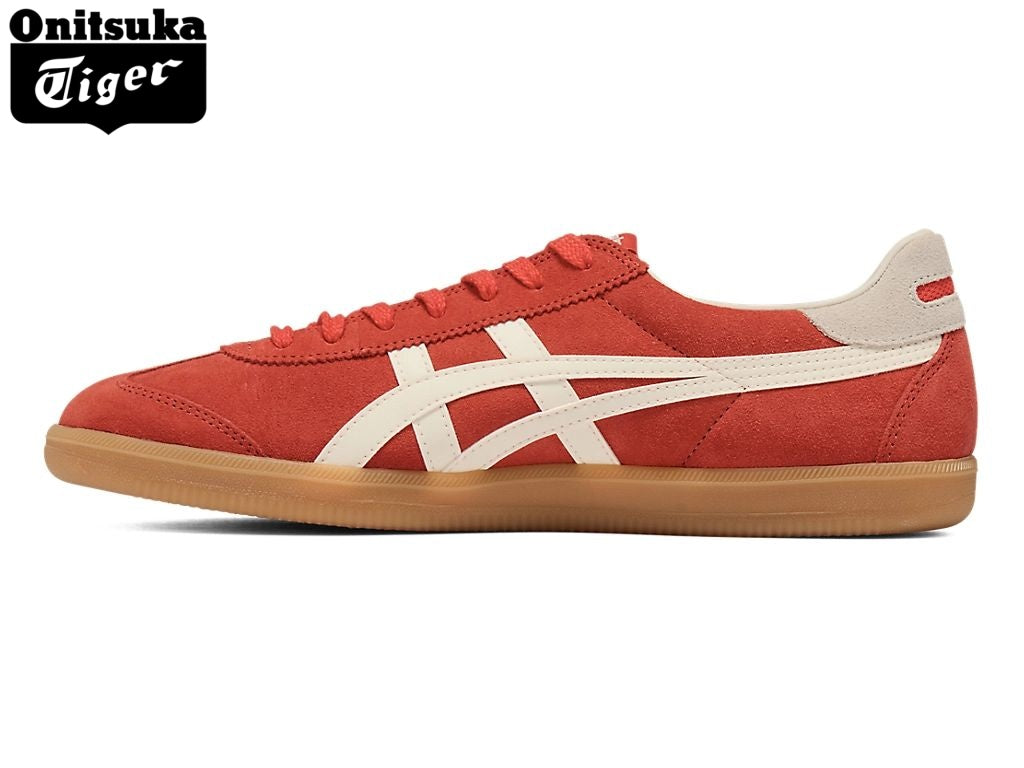 Onitsuka Tiger Tokuten Red & White Suede Unisex Sneakers