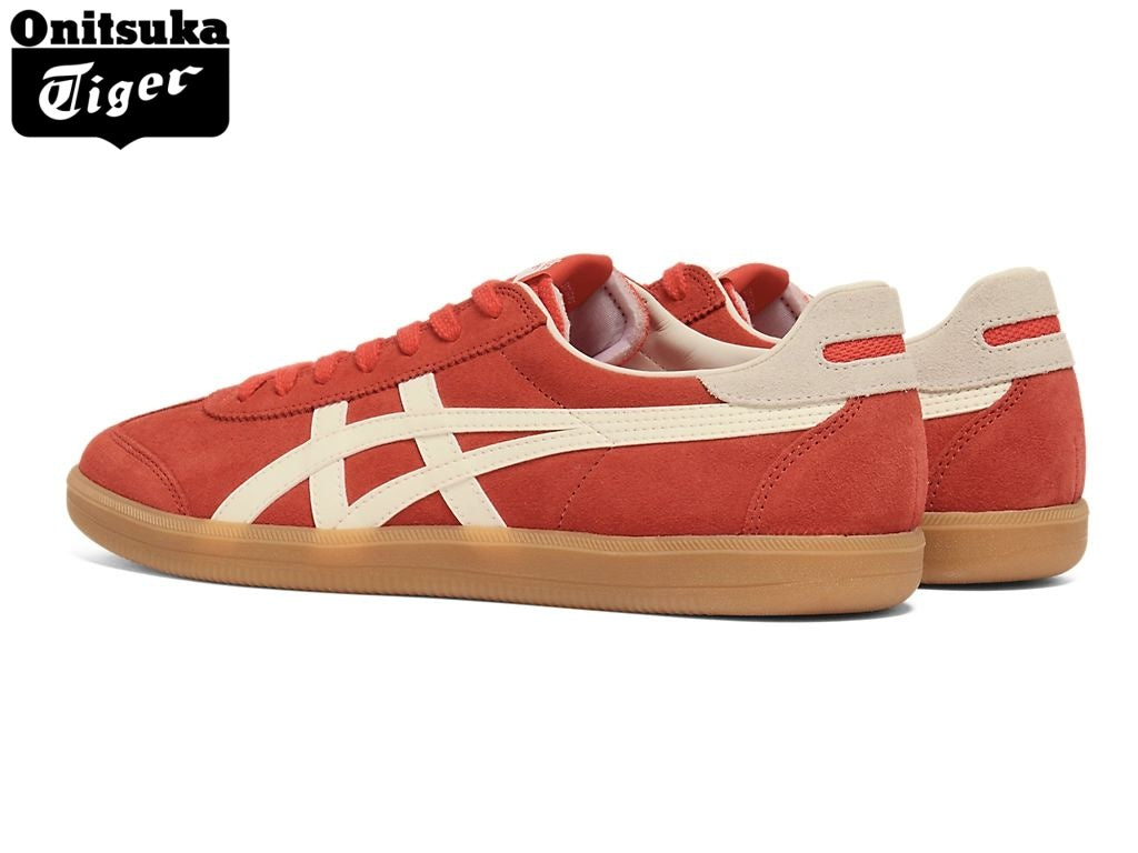 Onitsuka Tiger Tokuten Red & White Suede Unisex Sneakers