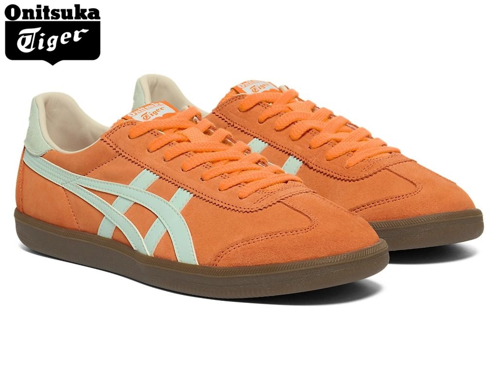 Onitsuka Tiger Tokuten Orange & Light Blue Suede Unisex Sneakers