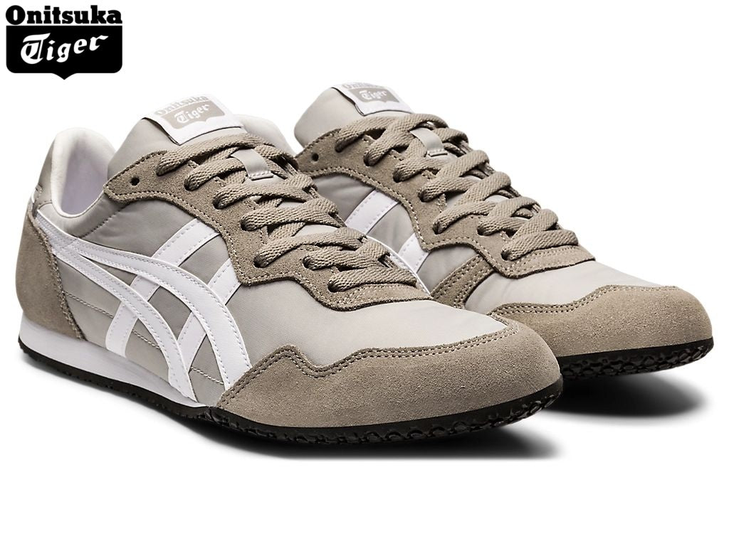Onitsuka Tiger Serrano Gray & White Unisex Sneakers