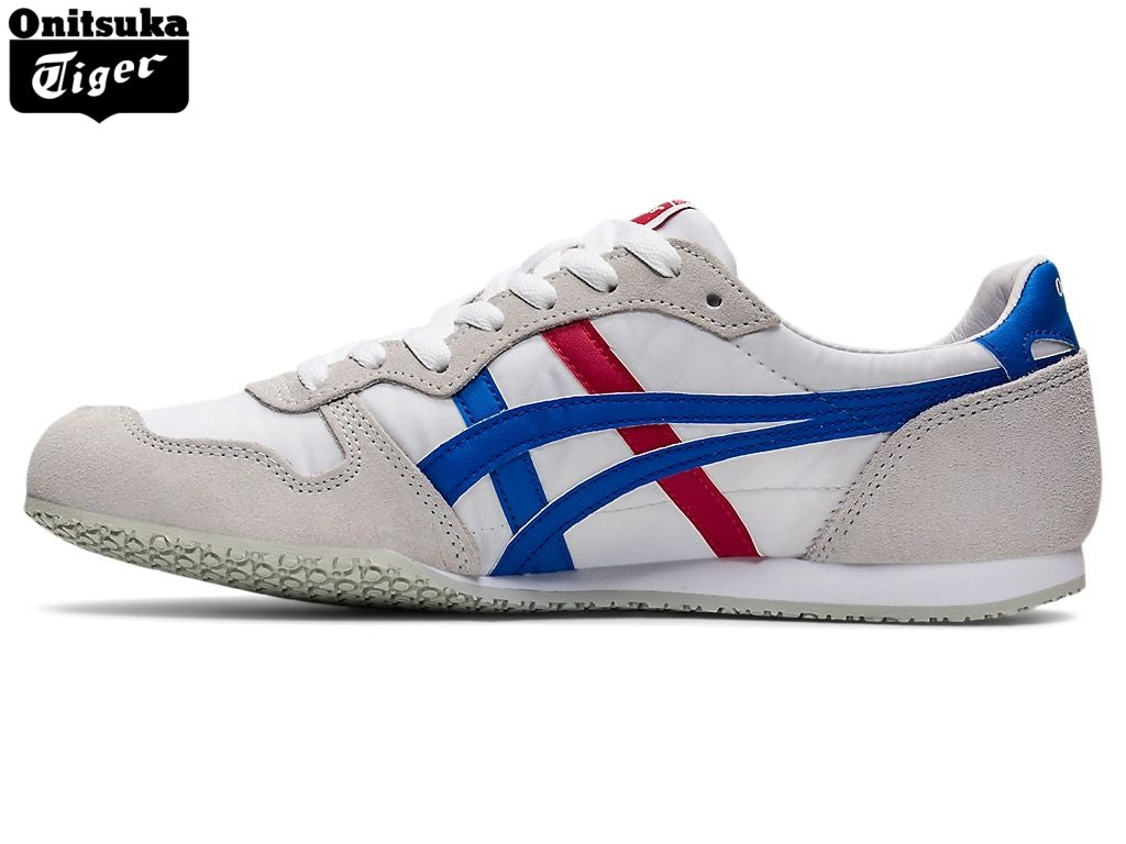 Onitsuka Tiger Serrano White, Blue & Red Unisex Sneakers