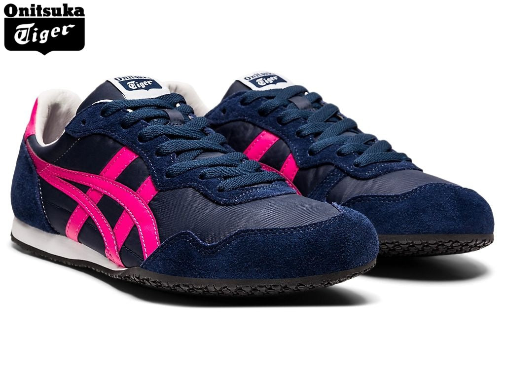 Onitsuka Tiger Serrano Navy & Pink Unisex Sneakers