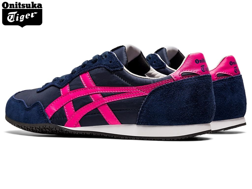 Onitsuka Tiger Serrano Navy & Pink Unisex Sneakers