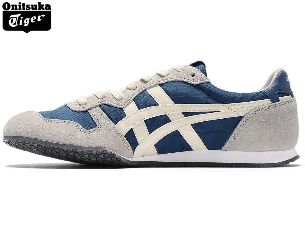 Onitsuka Tiger Serrano Blue & Cream Teddy Fur Unisex Sneakers
