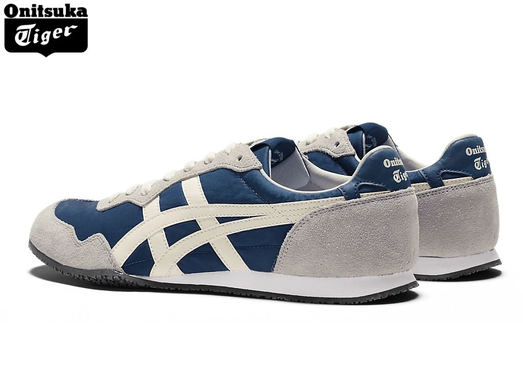 Onitsuka Tiger Serrano Blue & Cream Teddy Fur Unisex Sneakers